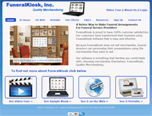 Tablet Screenshot of funeralkiosk.com